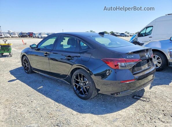 2HGFE4F8XSH346850 2025 HONDA CIVIC Black Rear left