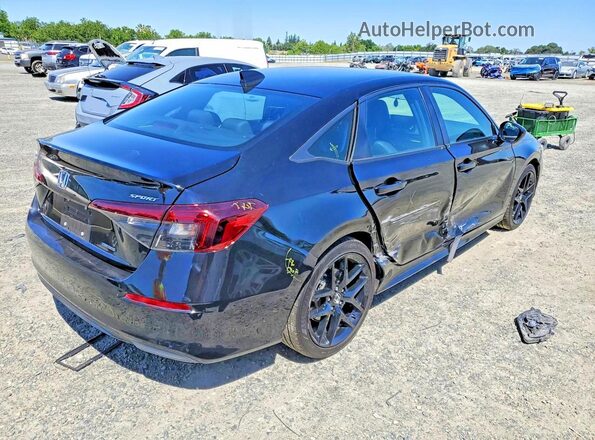 2HGFE4F8XSH346850 2025 HONDA CIVIC Black Rear right