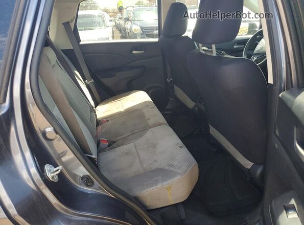 2HKRM3H41GH515963 2016 HONDA CR-V Gray Widok wnętrza z tyłu