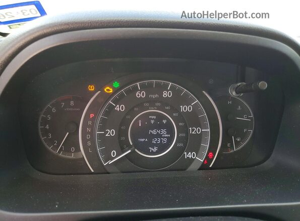 2HKRM3H43GH530190 2016 HONDA CR-V Silver Սարքավորումների վահանակի տեսք