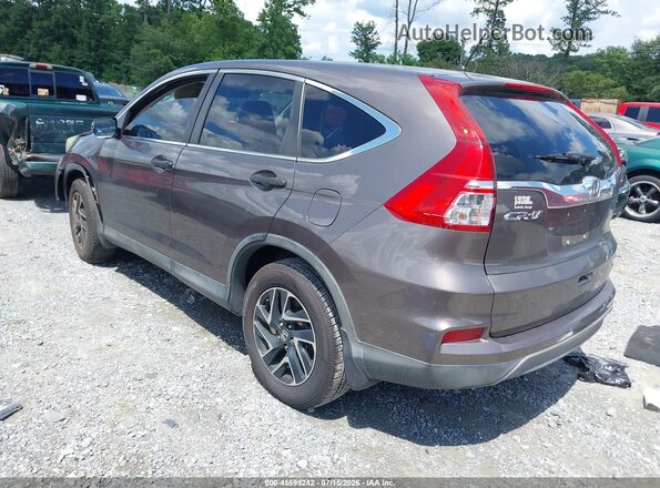2HKRM3H43GH542386 2016 HONDA CR-V Black უკანა მარცხენა