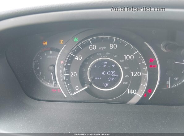 2HKRM3H43GH542386 2016 HONDA CR-V Black უკანა სავარძლების ხედი