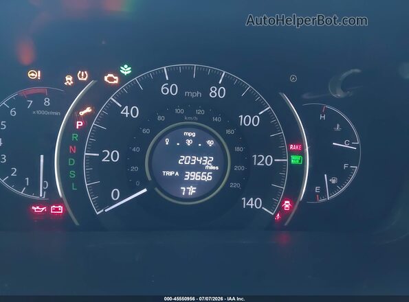 2HKRM3H44GH559939 2016 HONDA CR-V Silver Հետևի նստատեղերի տեսք