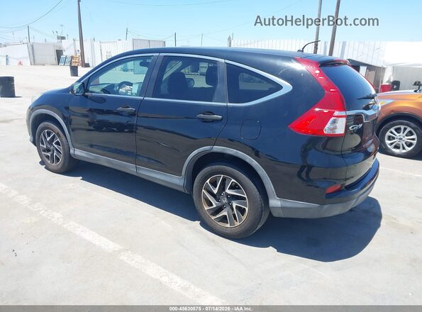 2HKRM3H46GH534962 2016 HONDA CR-V Black Tył lewy