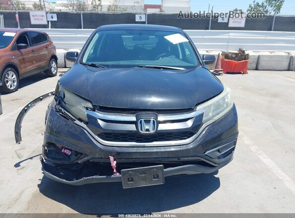2HKRM3H46GH534962 2016 HONDA CR-V Black Widok zestawu wskaźników