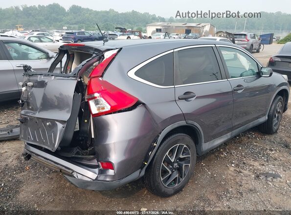 2HKRM3H46GH537098 2016 HONDA CR-V Серый Задняя правая четверть