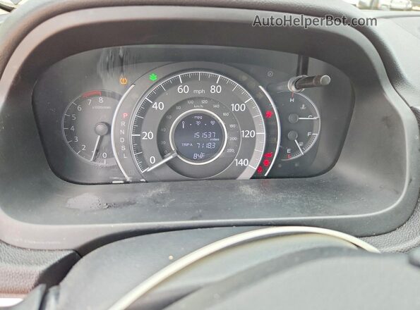 2HKRM3H46GH568870 2016 HONDA CR-V Black Vista del cuadro de instrumentos