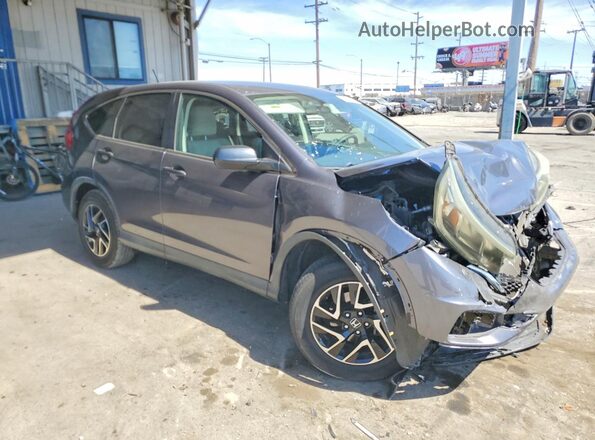 2HKRM3H48GH526345 2016 HONDA CR-V Gray Front right