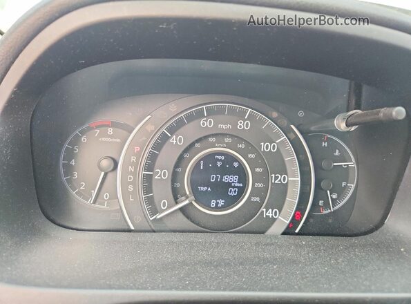 2HKRM3H4XGH553658 2016 HONDA CR-V Silver ხელსაწყოთა პანელის ხედი