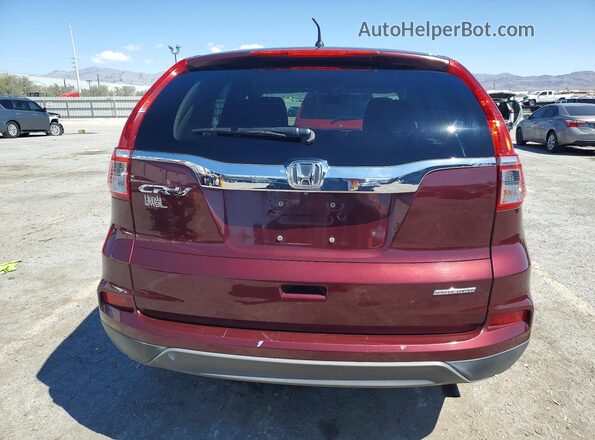 2HKRM3H4XGH557063 2016 HONDA CR-V Maroon Вид ззаду