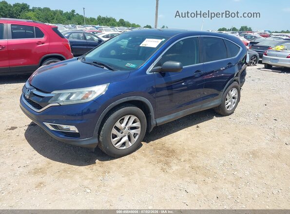 2HKRM3H55GH565385 2016 HONDA CR-V Blue წინა მარცხენა ხედი სამი მეოთხედიდან
