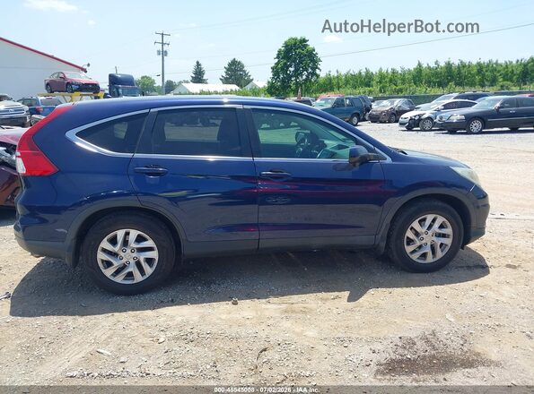 2HKRM3H55GH565385 2016 HONDA CR-V Blue უკანა სალონის ხედი