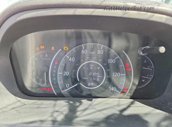 2HKRM3H74GH514008 2016 HONDA CR-V Gray Widok zestawu wskaźników