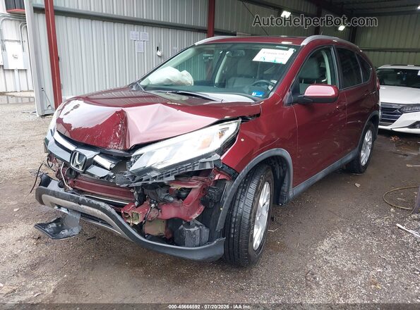 2HKRM3H77GH558066 2016 HONDA CR-V Burgundy Vista tres cuartos delantera izquierda