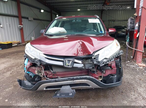 2HKRM3H77GH558066 2016 HONDA CR-V Burgundy Vista interior trasera
