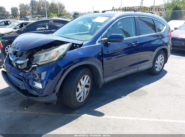 2HKRM3H79GH559851 2016 HONDA CR-V Blue Передня ліва чверть