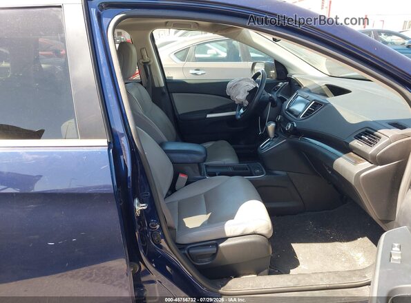 2HKRM3H79GH559851 2016 HONDA CR-V Blue Вид салону спереду