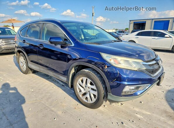 2HKRM3H7XGH542704 2016 HONDA CR-V Blue Front right