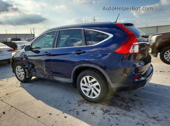 2HKRM3H7XGH542704 2016 HONDA CR-V Blue Rear left
