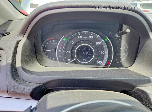 2HKRM4H30GH688340 2016 HONDA CR-V Silver ხელსაწყოთა პანელის ხედი