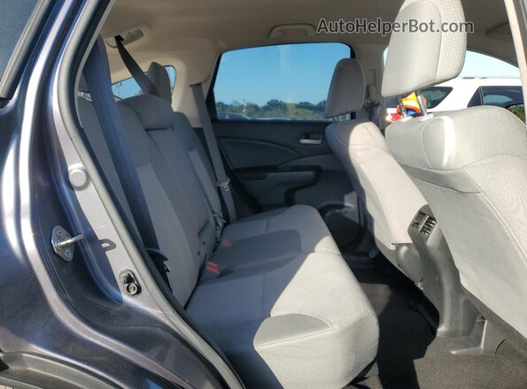 2HKRM4H39GH610400 2016 HONDA CR-V Gray Vista interior trasera