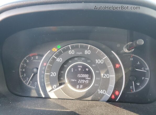 2HKRM4H39GH610400 2016 HONDA CR-V Gray Vista del cuadro de instrumentos