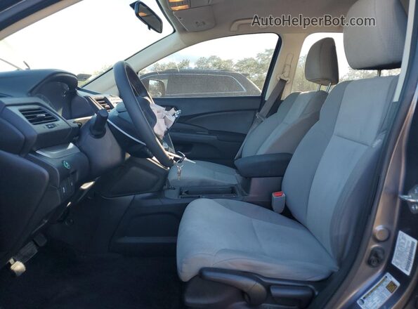 2HKRM4H39GH610400 2016 HONDA CR-V Gray Vista interior delantera