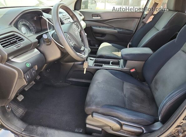 2HKRM4H41GH698500 2016 HONDA CR-V Black Front interior view