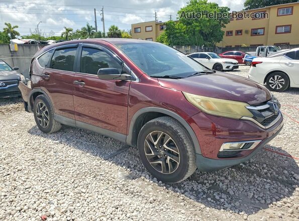 2HKRM4H43GH631901 2016 HONDA CR-V Burgundy Przód prawy