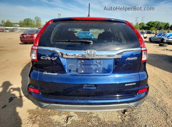 2HKRM4H43GH648357 2016 HONDA CR-V Синий Вид сзади