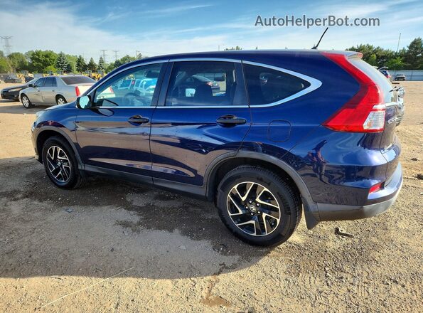 2HKRM4H43GH648357 2016 HONDA CR-V Синий Задняя левая четверть