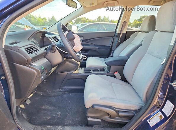 2HKRM4H43GH648357 2016 HONDA CR-V Синий Вид салона спереди