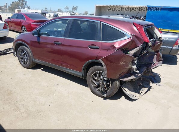 2HKRM4H43GH704748 2016 HONDA CR-V Burgundy Tył lewy