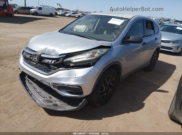 2HKRM4H47GH704185 2016 HONDA CR-V Silver Передня ліва чверть