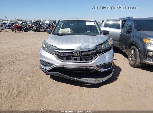 2HKRM4H47GH704185 2016 HONDA CR-V Silver Вид спереду