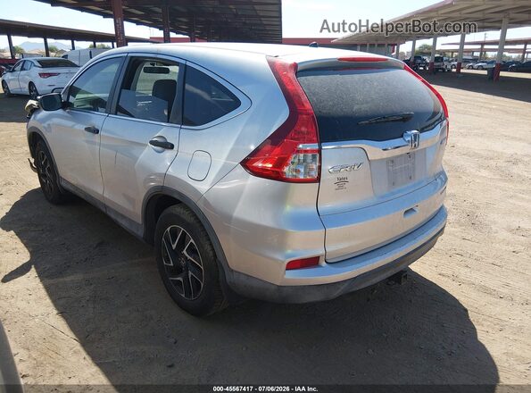 2HKRM4H47GH704185 2016 HONDA CR-V Silver Задня ліва чверть