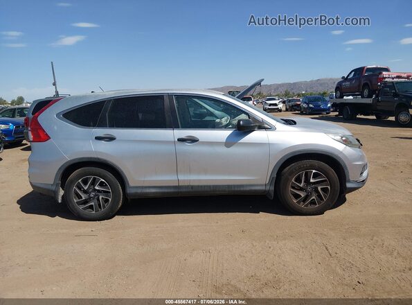 2HKRM4H47GH704185 2016 HONDA CR-V Silver Вид щитка приладів