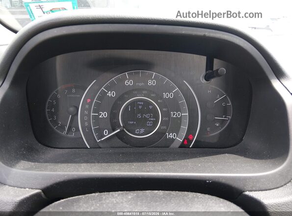 2HKRM4H48GH704115 2016 HONDA CR-V Gray უკანა სავარძლების ხედი