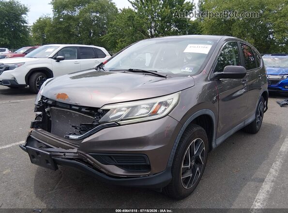 2HKRM4H48GH704115 2016 HONDA CR-V Gray წინა მარცხენა ხედი სამი მეოთხედიდან