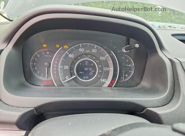 2HKRM4H48GH718774 2016 HONDA CR-V Black Instrument cluster view