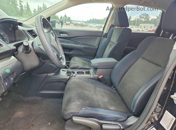 2HKRM4H48GH718774 2016 HONDA CR-V Black Front interior view
