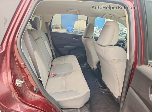 2HKRM4H4XGH700969 2016 HONDA CR-V Burgundy Widok wnętrza z tyłu