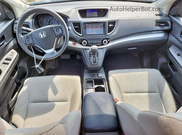 2HKRM4H50GH606107 2016 HONDA CR-V Синий Вид панели приборов