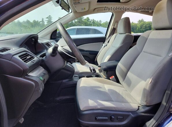 2HKRM4H50GH606107 2016 HONDA CR-V Синий Вид салона спереди