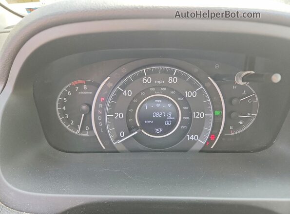 2HKRM4H50GH606107 2016 HONDA CR-V Синий Вид щитка приборов