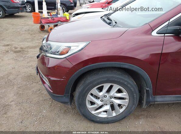 2HKRM4H52GH615701 2016 HONDA CR-V Maroon Widok z przodu
