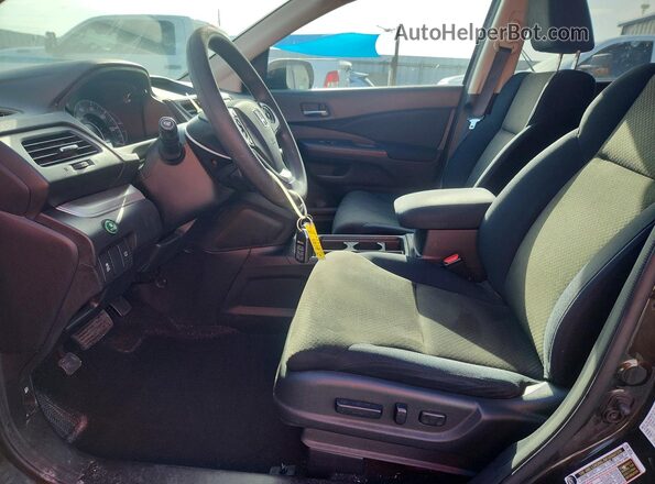 2HKRM4H52GH662162 2016 HONDA CR-V Gray Widok wnętrza z przodu