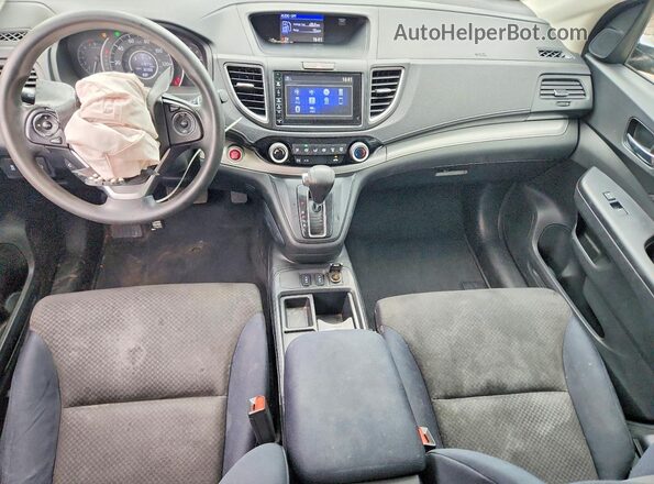 2HKRM4H52GH726880 2016 HONDA CR-V Black Widok deski rozdzielczej