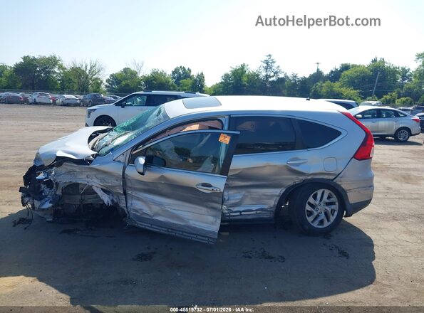 2HKRM4H53GH684445 2016 HONDA CR-V Silver Rear interior view