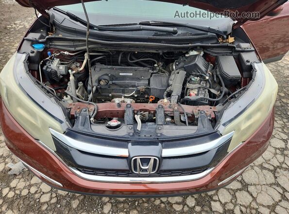 2HKRM4H55GH642911 2016 HONDA CR-V Brown ძრავის განყოფილების ხედი